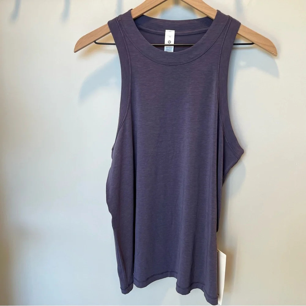NWT Lululemon Women's Jersey Training Tank Top in Nightfall - size 10 - Picture 7 of 11